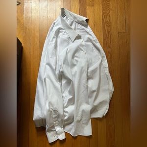 Van Heusen Men’s Dress Shirt (White, 34/35 Large)